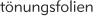 tnungsfolien