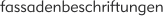 fassadenbeschriftungen
